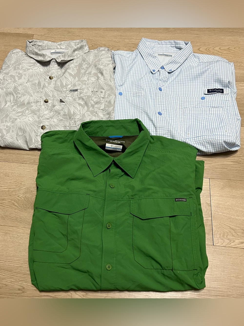 Columbia shirt bundle XL